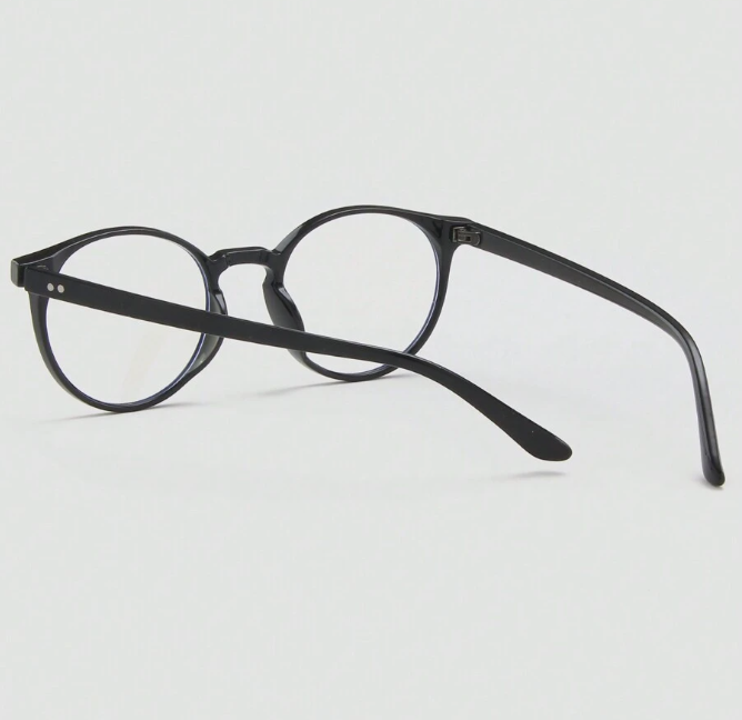 1pair Women Tortoiseshell Round Frame Casual Style Eyeglasses, For Daily Life Clear Glasses Accessories Blue Light Glasses Accessories For Women